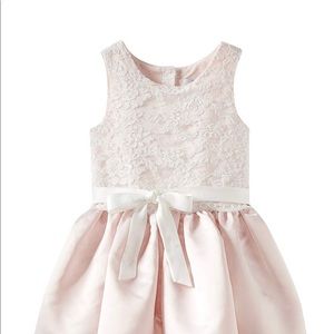 Us Angels Size 5  Girls' Lace Overlay Dress